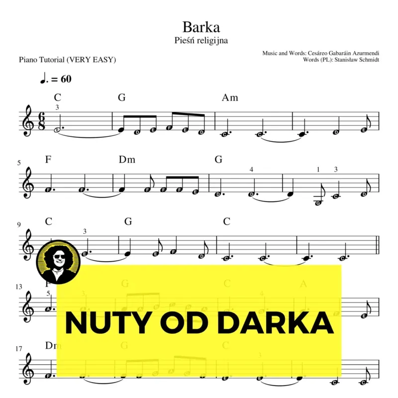 Barka nuty keyboard