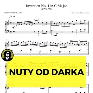 Inwencja nr 1 C-dur (BWV 772) nuty