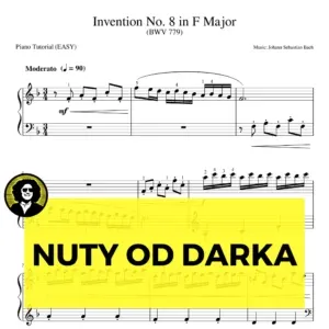 Inwencja nr 8 F-dur (BWV 779) nuty