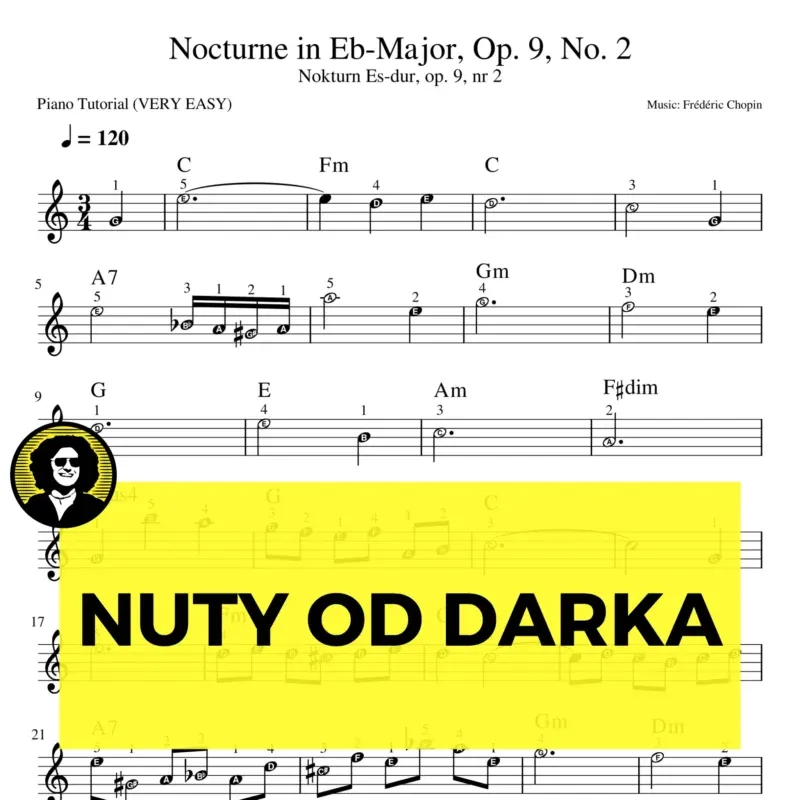 Nokturn Op. 9 nr 2 (Chopin) nuty