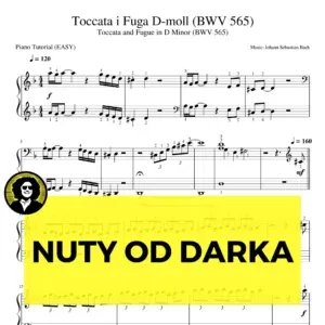 Toccata i Fuga D-moll (Bach) nuty